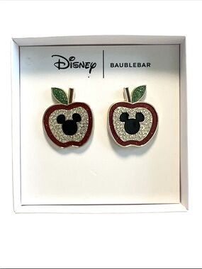BaubleBar White and Black Disney Box with Mickey Logo